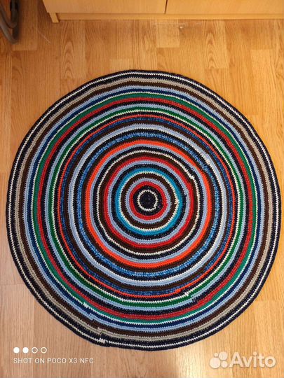 Коврик вязаный крючком