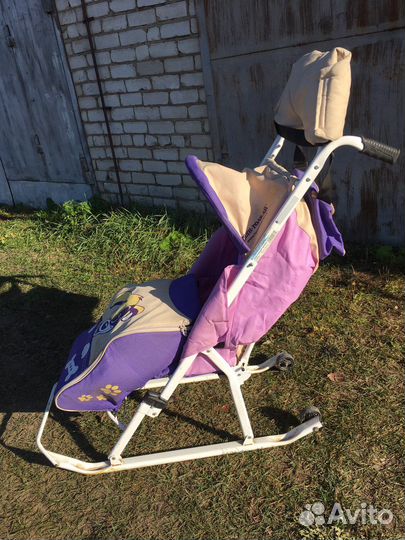 Коляска санки