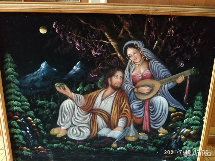 Картина на бархате