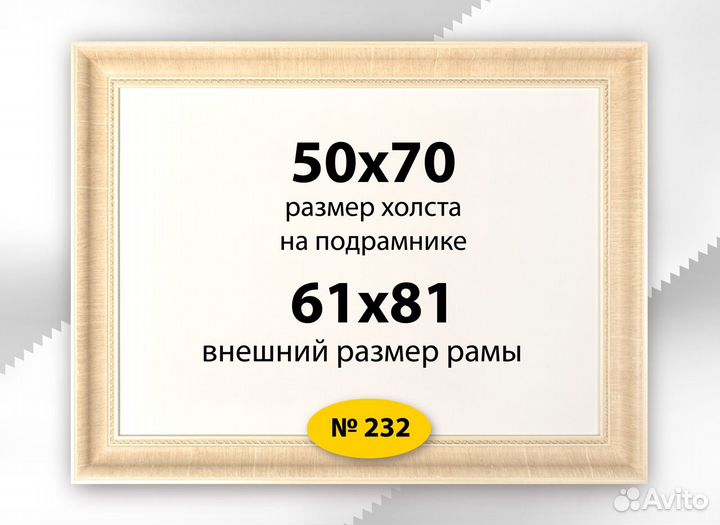 Картинная рама. Холст