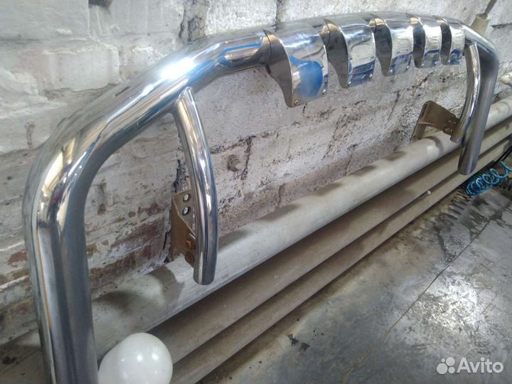 Защита заднего бампера Land Cruiser 200