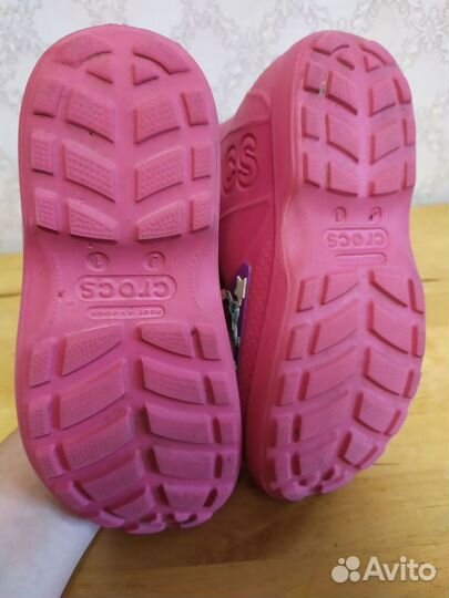 Сапоги crocs j1 светящиеся