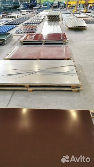 Металлочерепица Монтеррей Люкс шоколад,зеленый мох