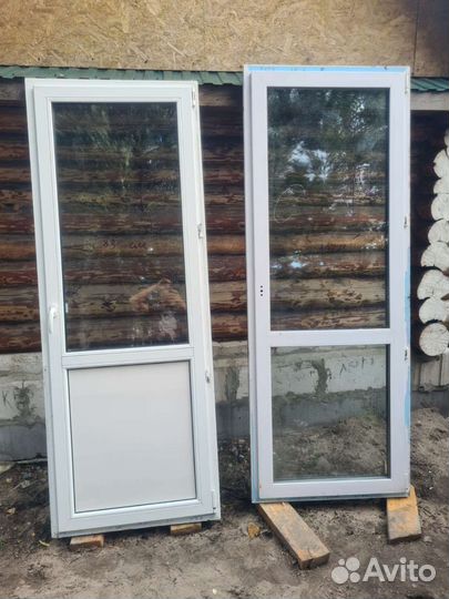 Двери пластиковые пвх входная бу стекло