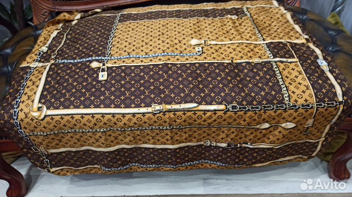 Платок louis vuitton 95 cm твилловый шелк