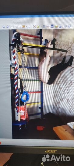 Шведская стенка, формула здоровья, синяя