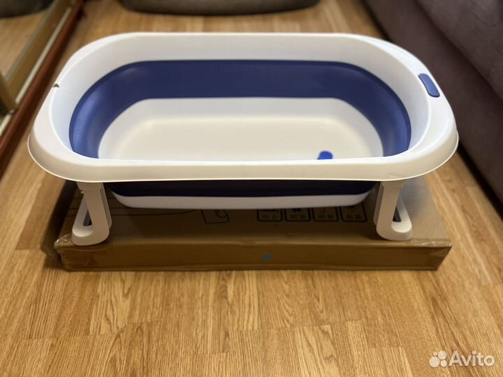 Ванночка для купания новорожденных складная