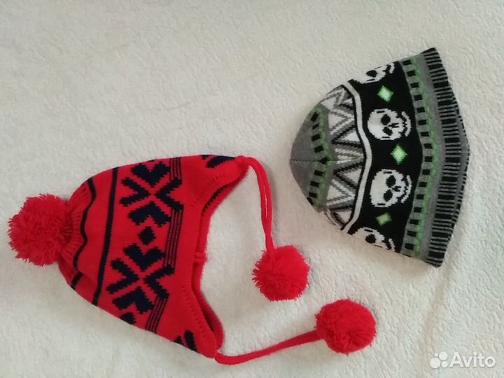 2 шапки Next осень весна демисезон новая 1,5-3 год