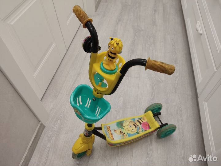 Самокат детский трехколесный бу