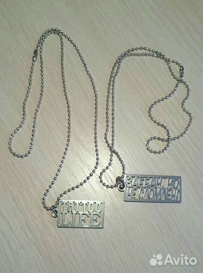 Жетоны на шею из нержавеющей стали