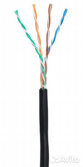 Кабель UTP 5E Netlan, медь, внешний, бухта 305м