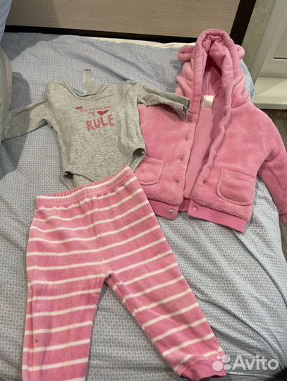 Вещи пакетом на девочку 74