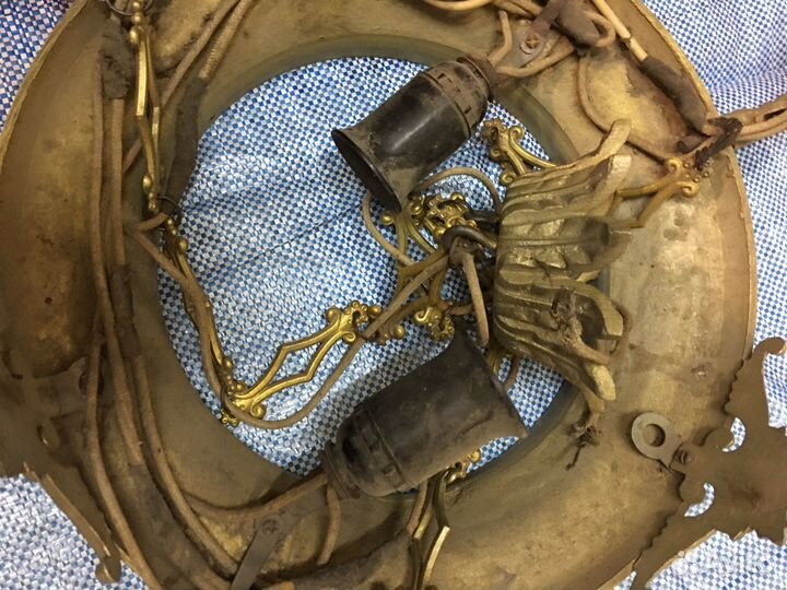 Каркас люстры ампир