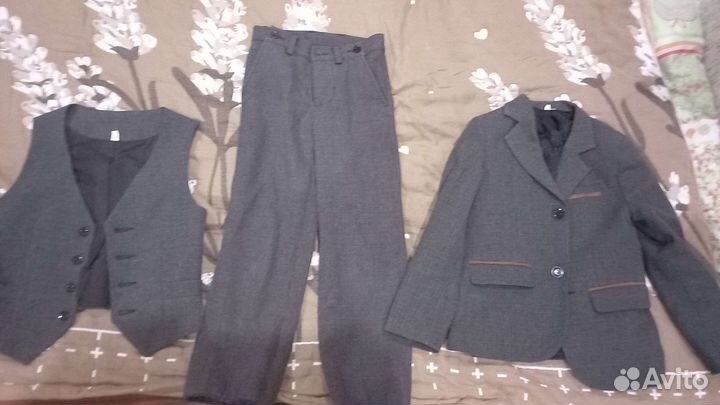 Школьный костюм для мальчика 122