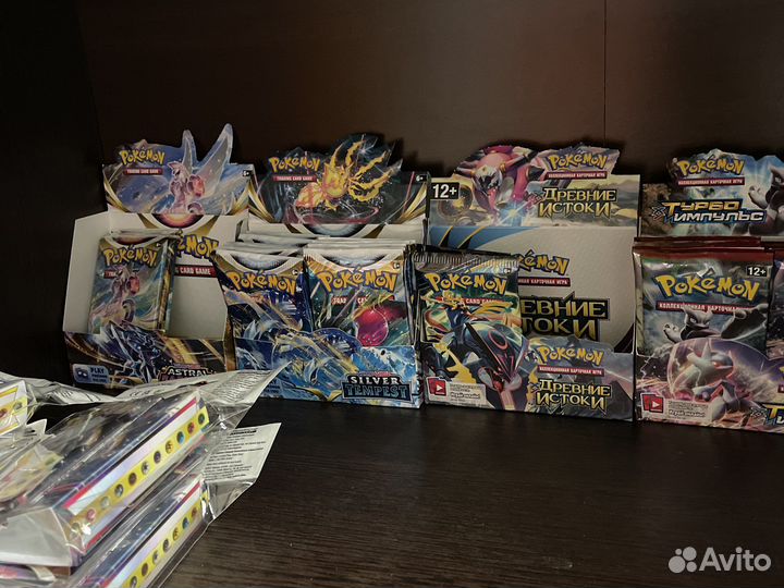 Бустеры карточек Покемон кки оригинал (обн. 03.07)
