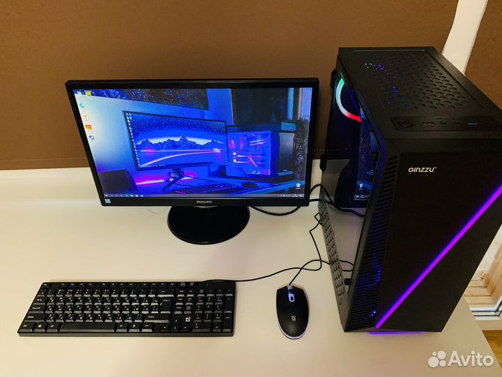 Игровой пк/intel I5-10400/RAM 16gb/GTX 1660 super