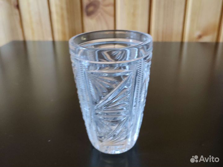 Хрустальные стопки, хрустальный стакан и кружка