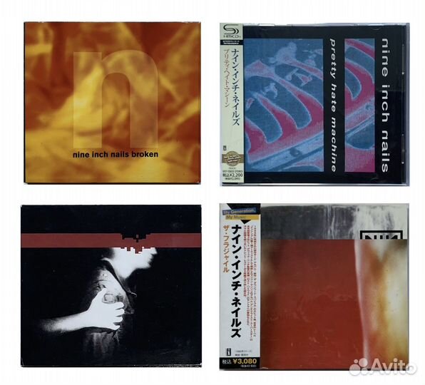 CD Japan, EU, US, RU industrial, rock, metal