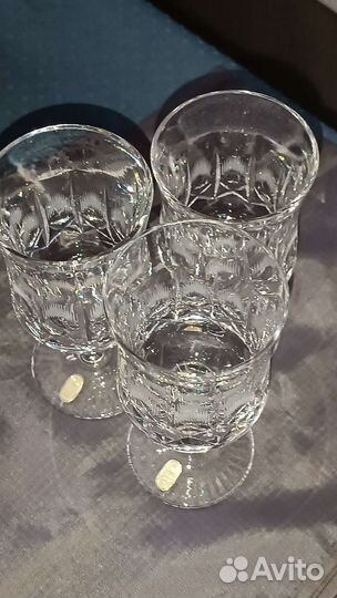 Хрустальные бокалы/фужеры гдр новые