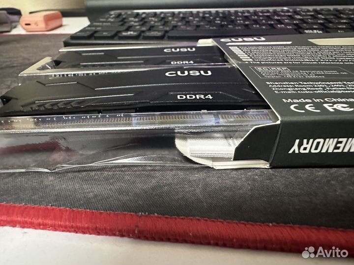 Оперативная память cusu ddr4 16gb x2 3600мгц