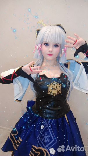 Косплей Аяка ваку ваку ср