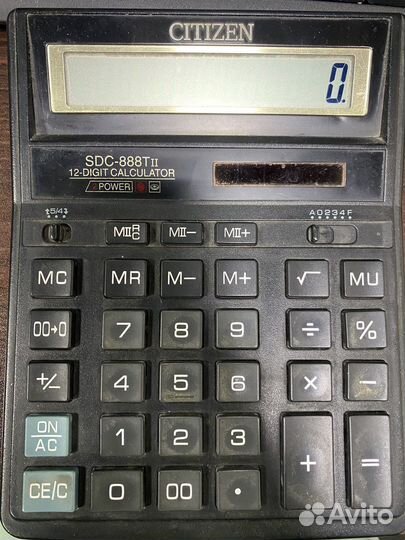 Калькулятор canon casio citizen