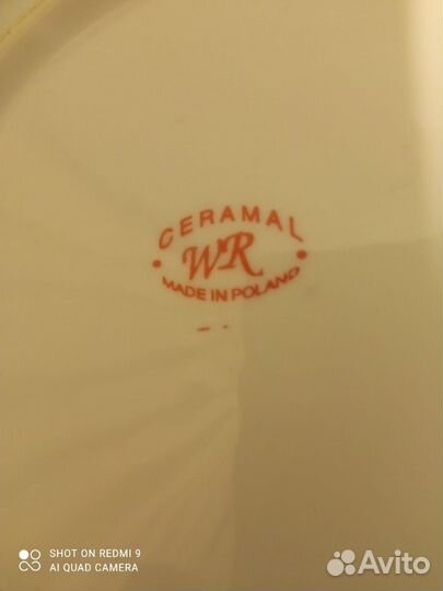 Набор тарелок фарфор