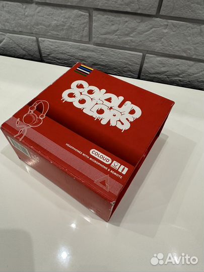 Наушники Coloud Colors (red)