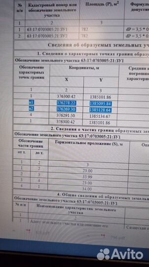 Вынос точек Установление границ