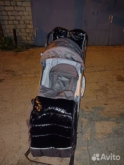 Детские санки коляска