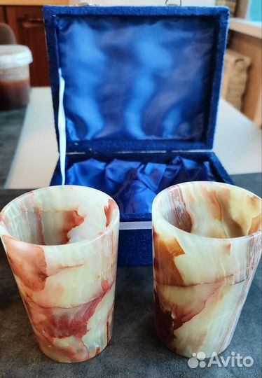 Стаканы подарочные из оникса