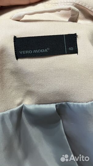 Пиджак vero moda S 42-44 цвет пыльная роза