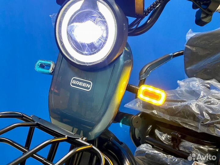 Электроску трицикл трехкалесный green