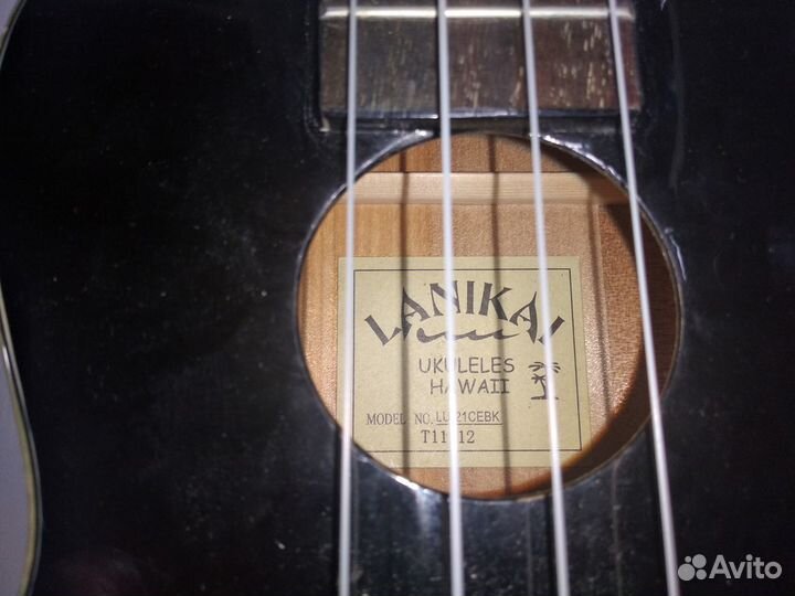 Укулеле lanikai LU-21CE BK