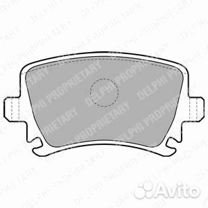 Колодки тормозные дисковые зад