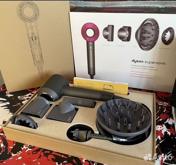 Фен Dyson hd03 фуксия