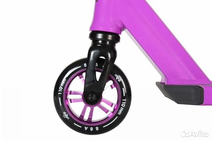 Самокат трюковой Ateox maul (черный-фиолетовый)