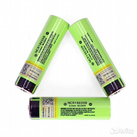 Аккумулятор 18650 Liitokala выпуклый