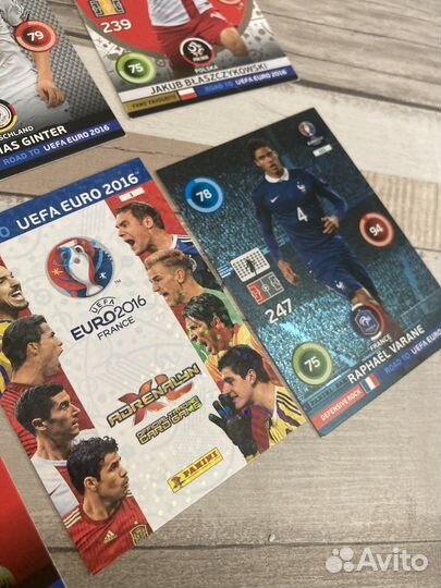 Карточки uefa euro 2016