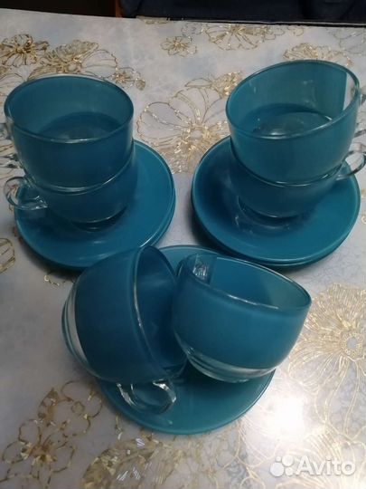 Сервиз чайный тонкий фарфор