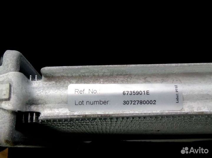 Радиатор Citroen C-Crosser mitsubishi