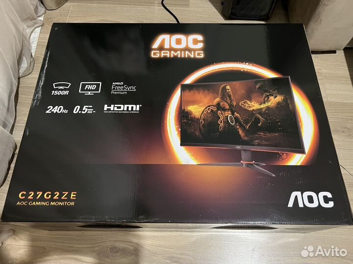 Игровой AOC 240гц 27' Новый,гарантия 3 года
