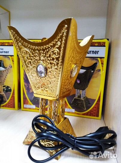 Бухурница, украшенная камнями