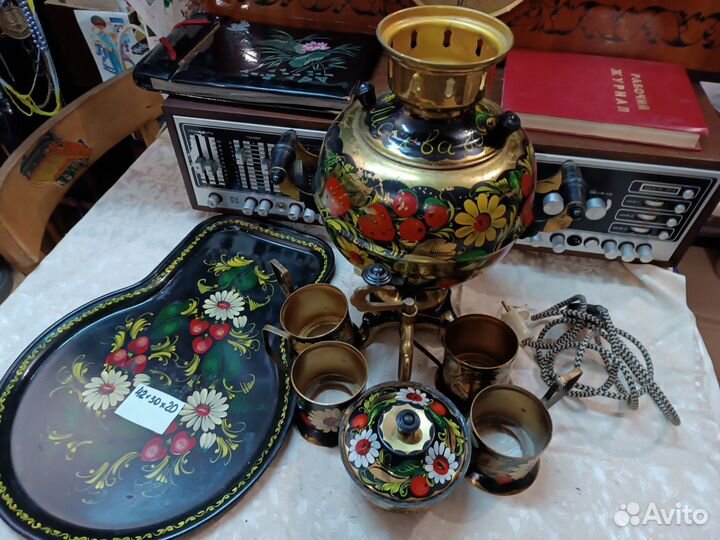 СССР Электро самовары 3л подстаканники