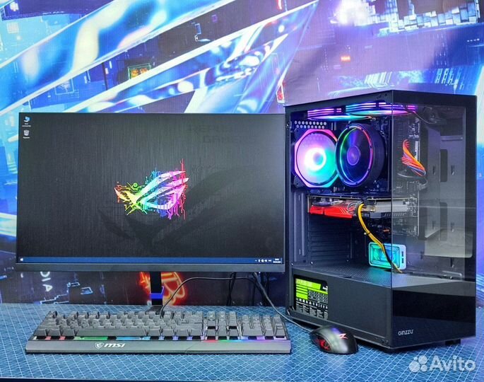 Игровой пк i3 10100f/16GB DDR4/SSD/RTX 2060