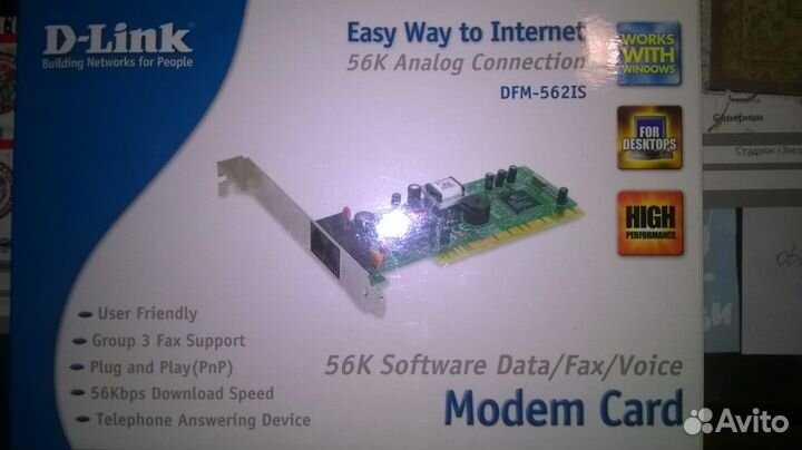 Внутрений модем D-Link DFM-562IS