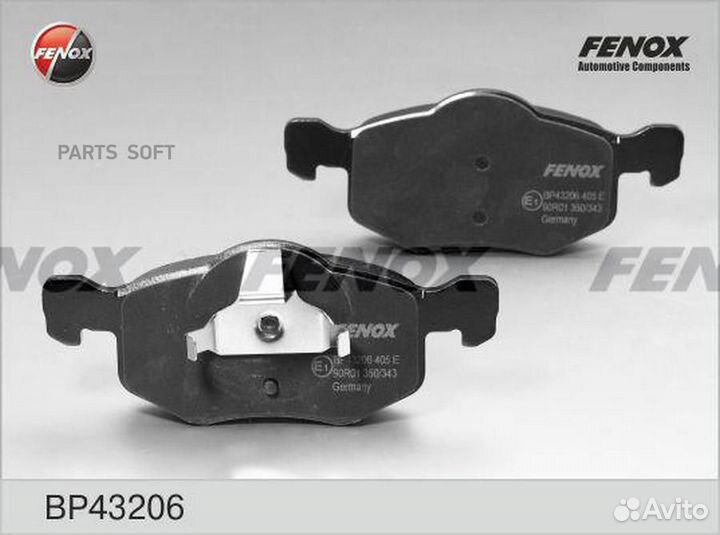 Fenox BP43206 Колодки тормозные дисковые Ford Mave