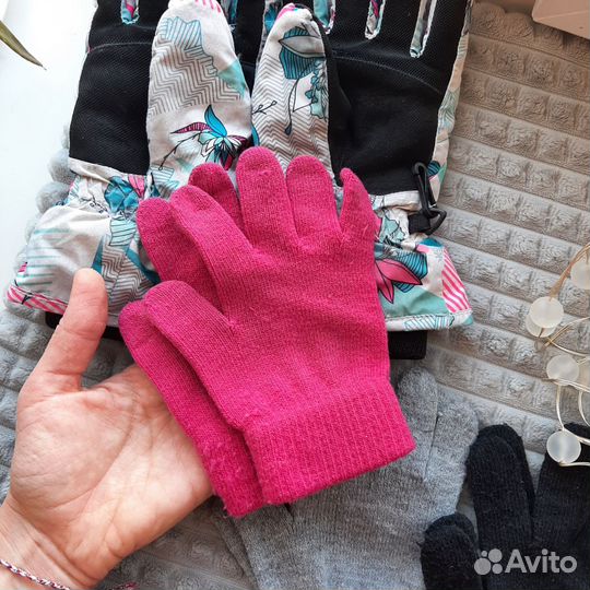 Перчатки Спортмастер детские белые 5