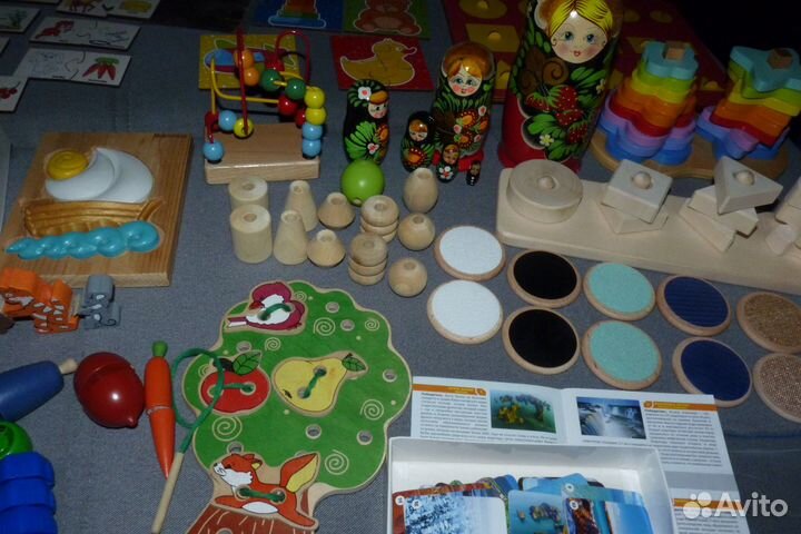 Коробка развивающих игр Монтессори