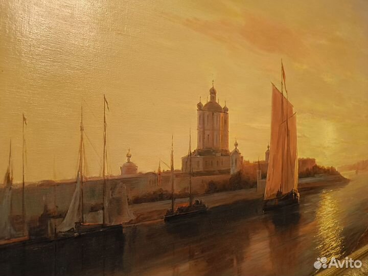 Картина холст масло Айвазовский. Копия 78 х 115см